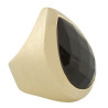 Anel Gota Preto Fosco